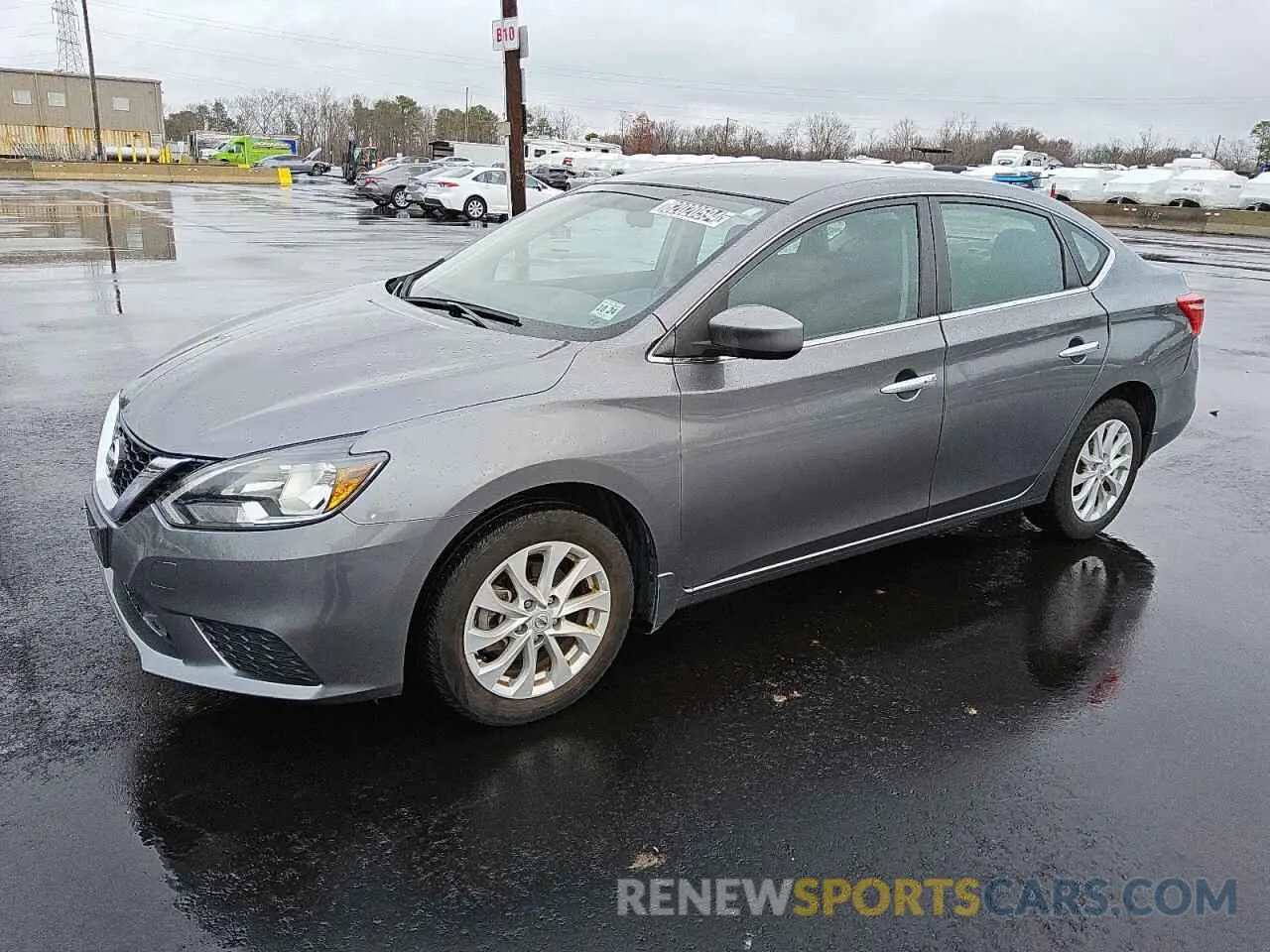 1 Photograph of a damaged car 3N1AB7AP3KY400875 NISSAN SENTRA 2019