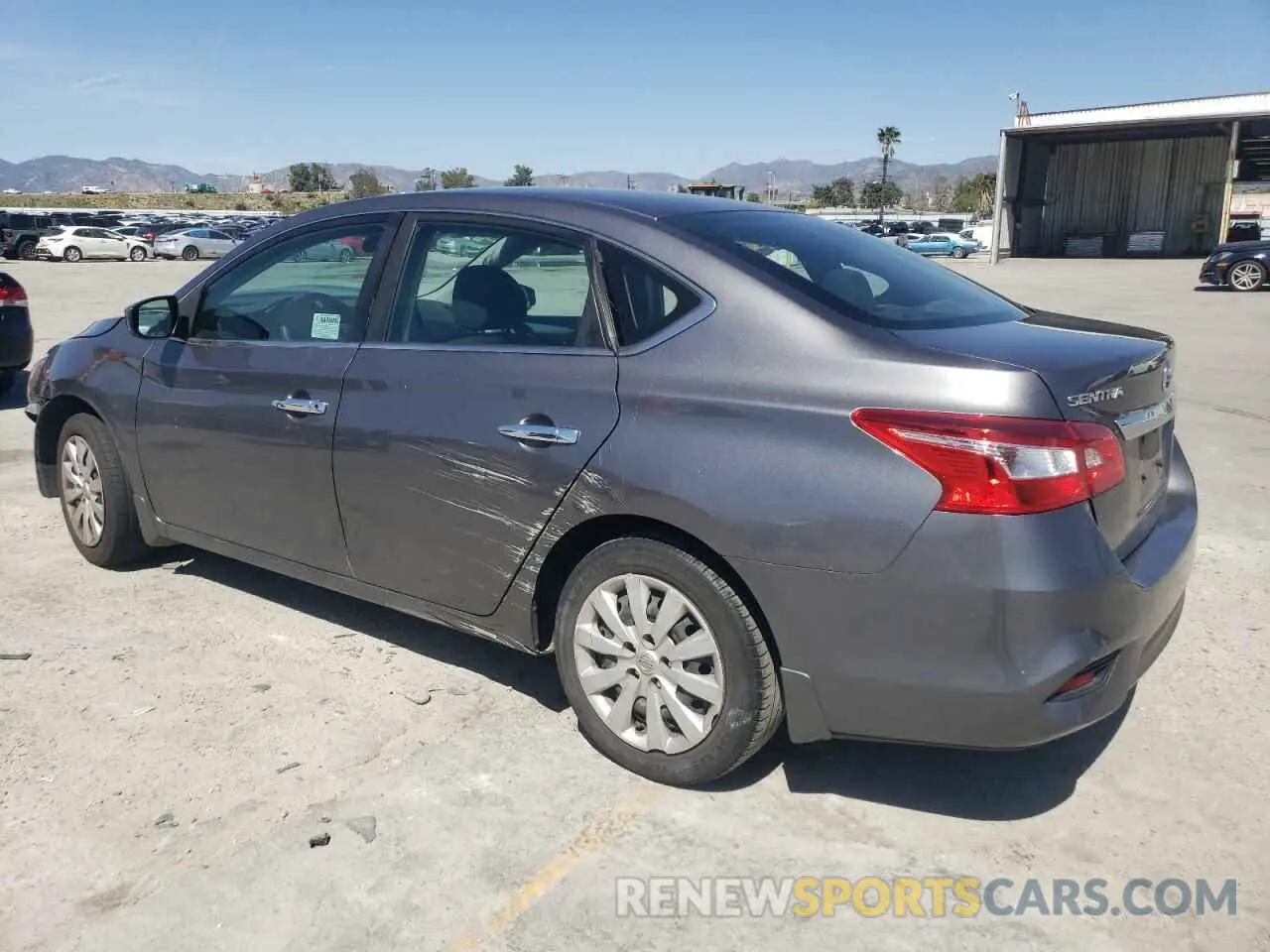 2 Photograph of a damaged car 3N1AB7AP3KY401007 NISSAN SENTRA 2019