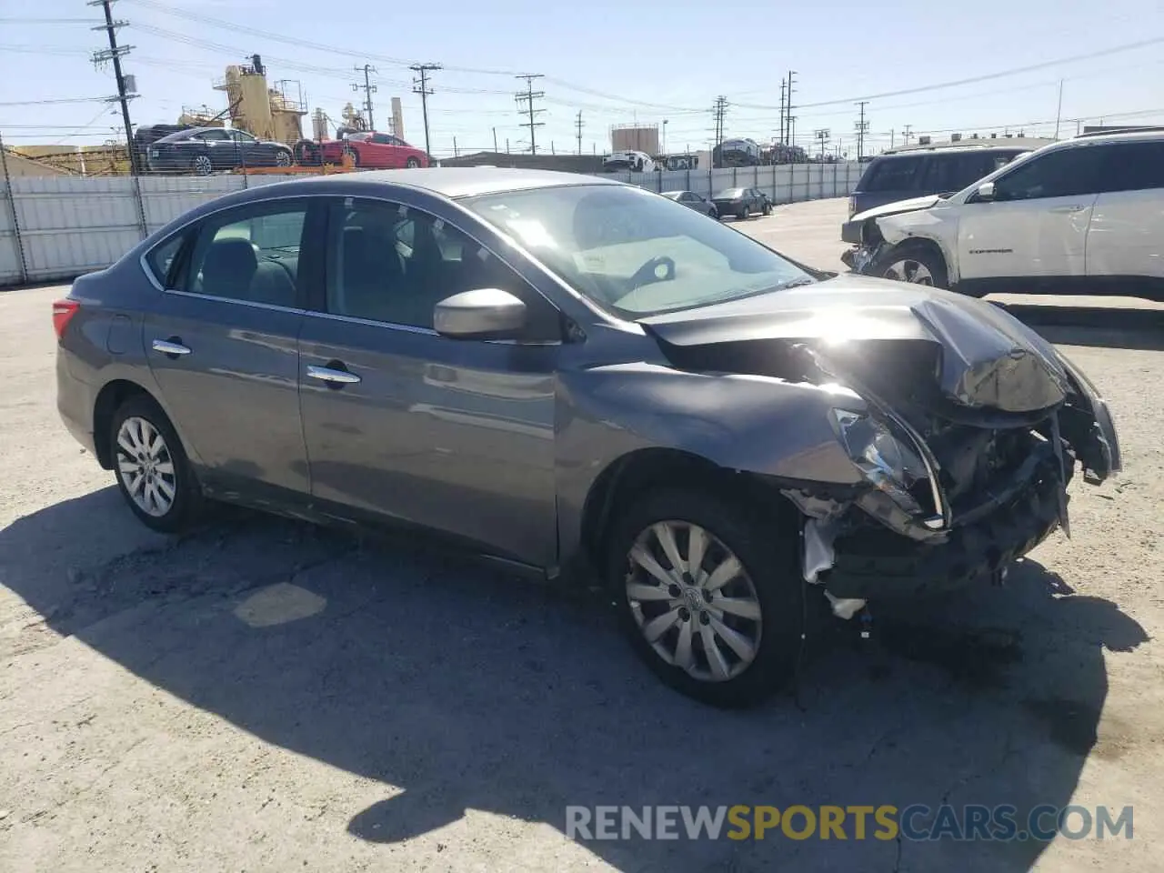 4 Photograph of a damaged car 3N1AB7AP3KY401007 NISSAN SENTRA 2019