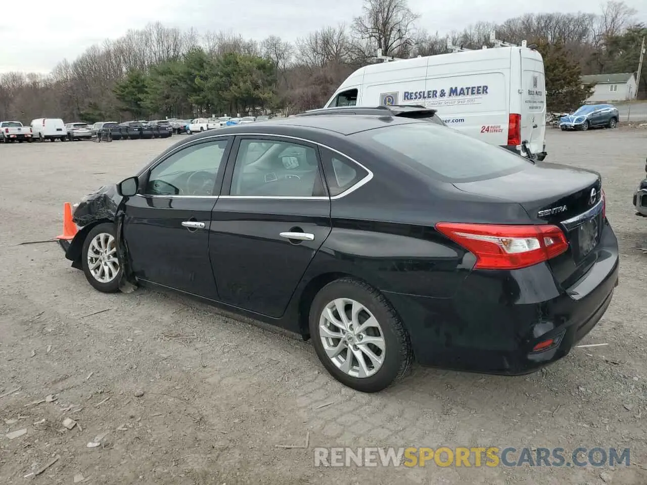 2 Photograph of a damaged car 3N1AB7AP3KY404683 NISSAN SENTRA 2019