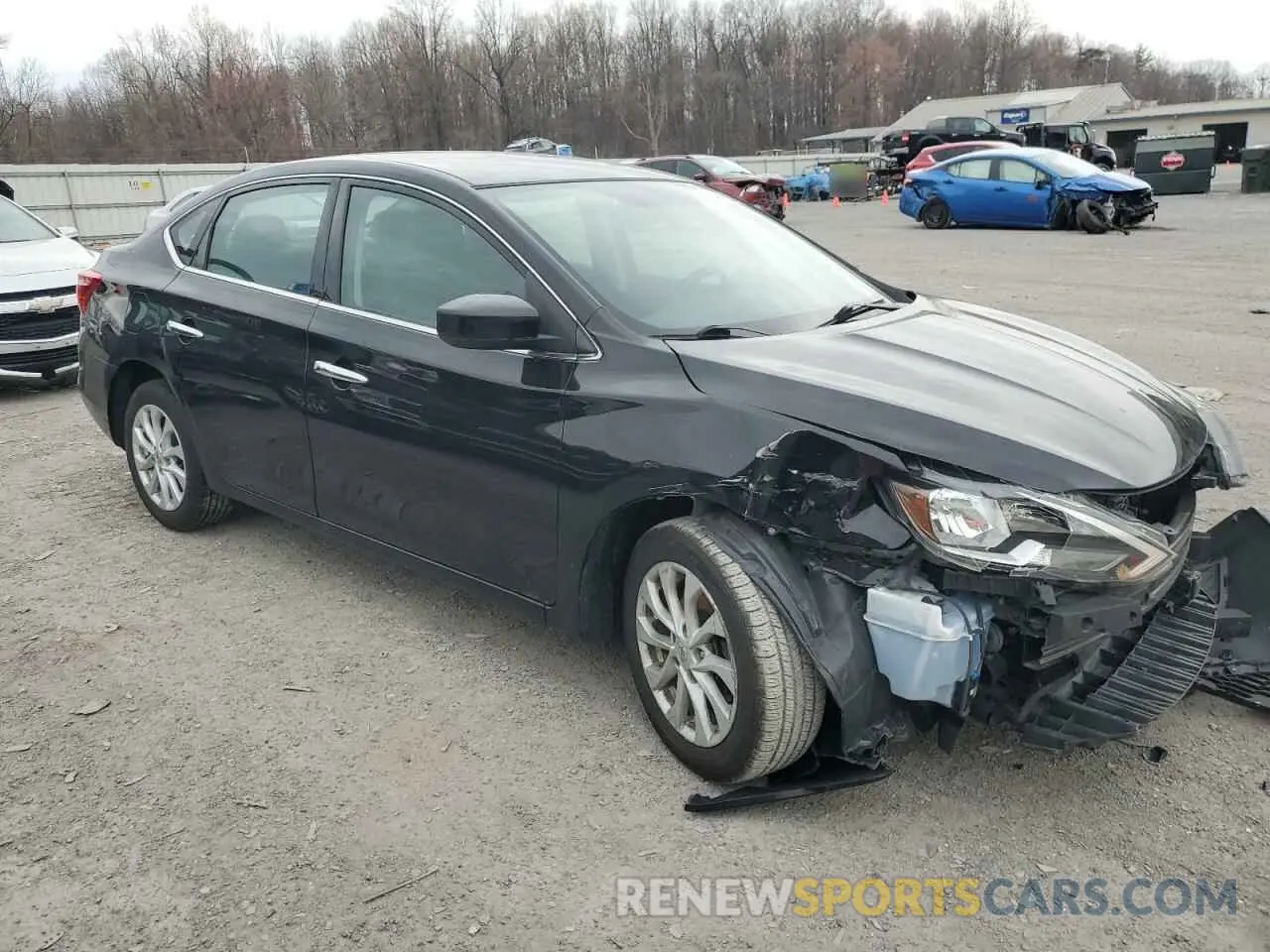 4 Photograph of a damaged car 3N1AB7AP3KY404683 NISSAN SENTRA 2019