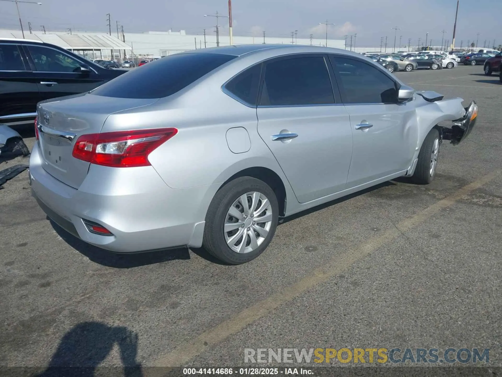 4 Photograph of a damaged car 3N1AB7AP3KY421189 NISSAN SENTRA 2019
