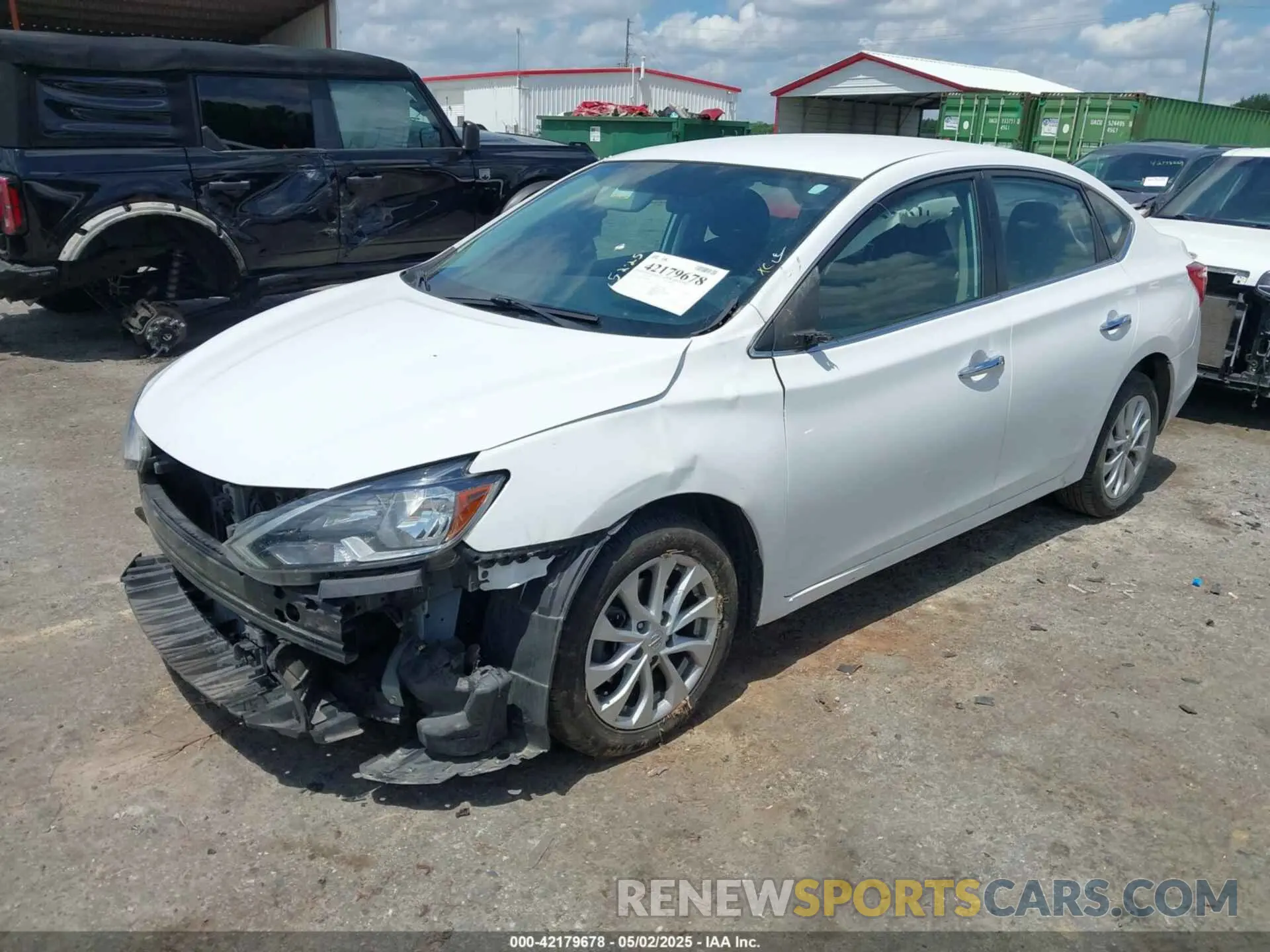 2 Photograph of a damaged car 3N1AB7AP3KY427879 NISSAN SENTRA 2019