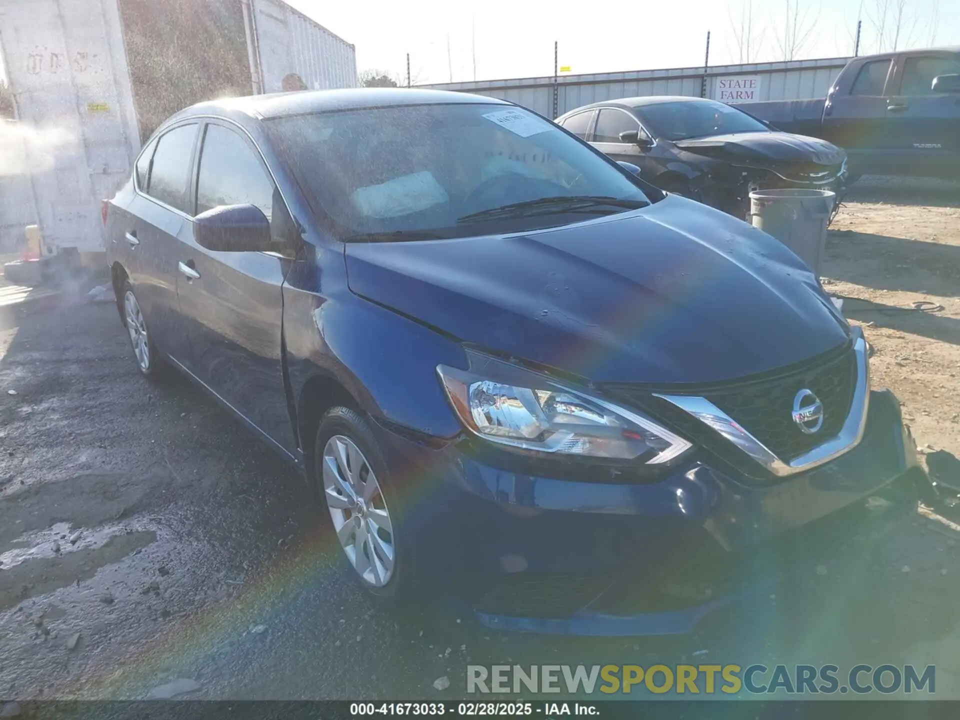 1 Photograph of a damaged car 3N1AB7AP3KY446089 NISSAN SENTRA 2019