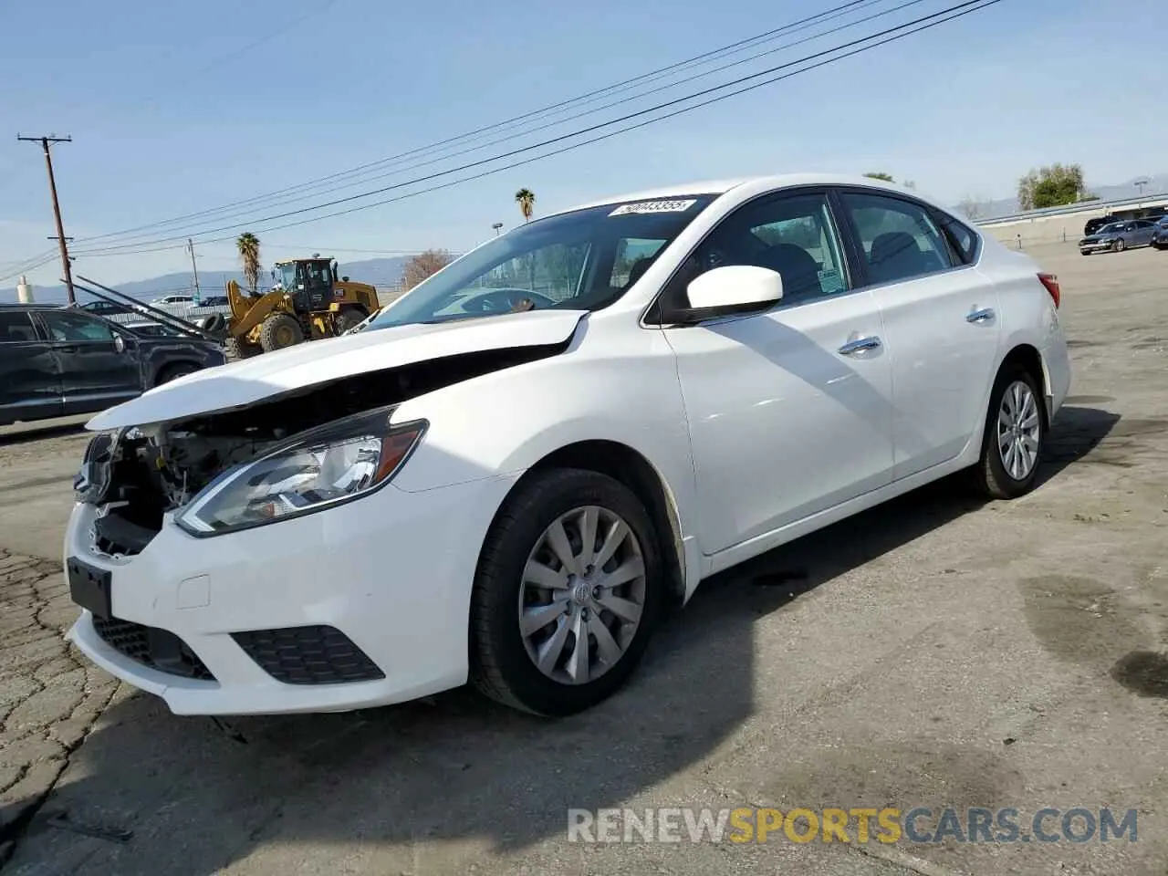 1 Photograph of a damaged car 3N1AB7AP3KY456718 NISSAN SENTRA 2019