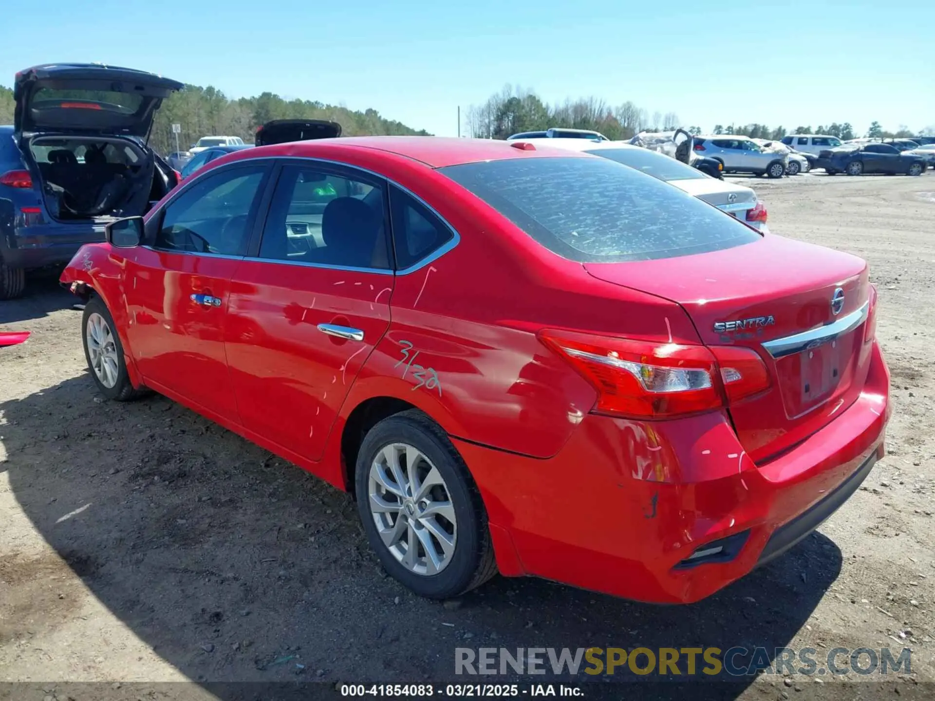 3 Photograph of a damaged car 3N1AB7AP4KL603612 NISSAN SENTRA 2019