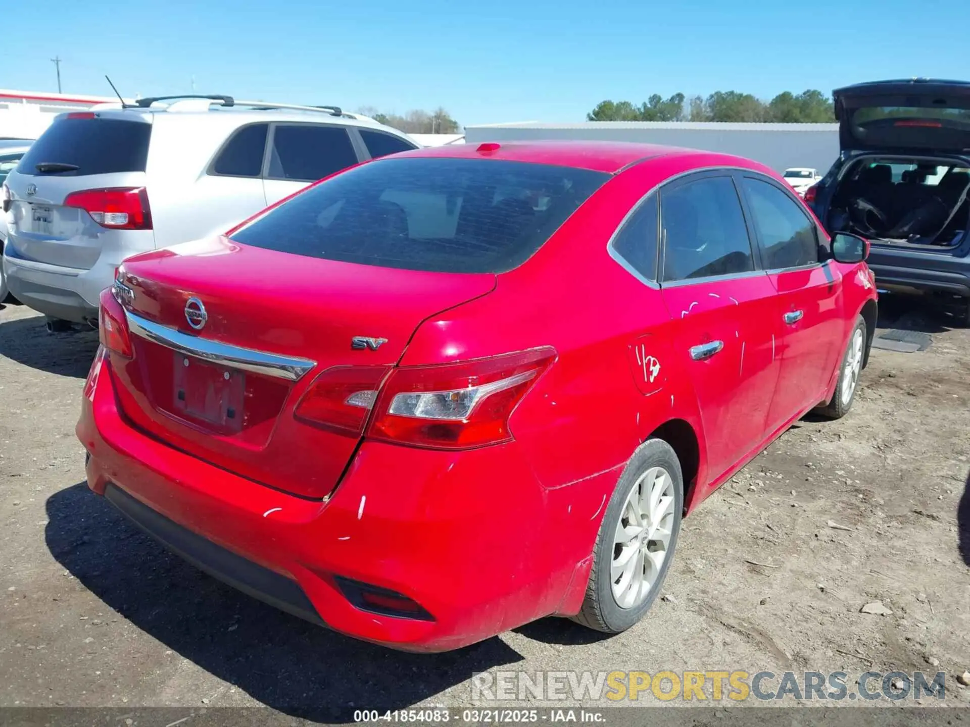 4 Photograph of a damaged car 3N1AB7AP4KL603612 NISSAN SENTRA 2019