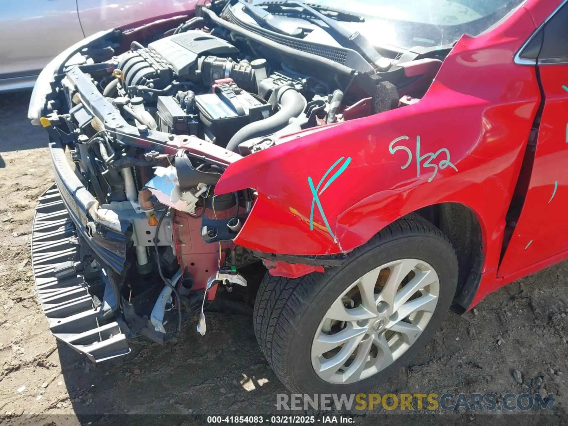 6 Photograph of a damaged car 3N1AB7AP4KL603612 NISSAN SENTRA 2019