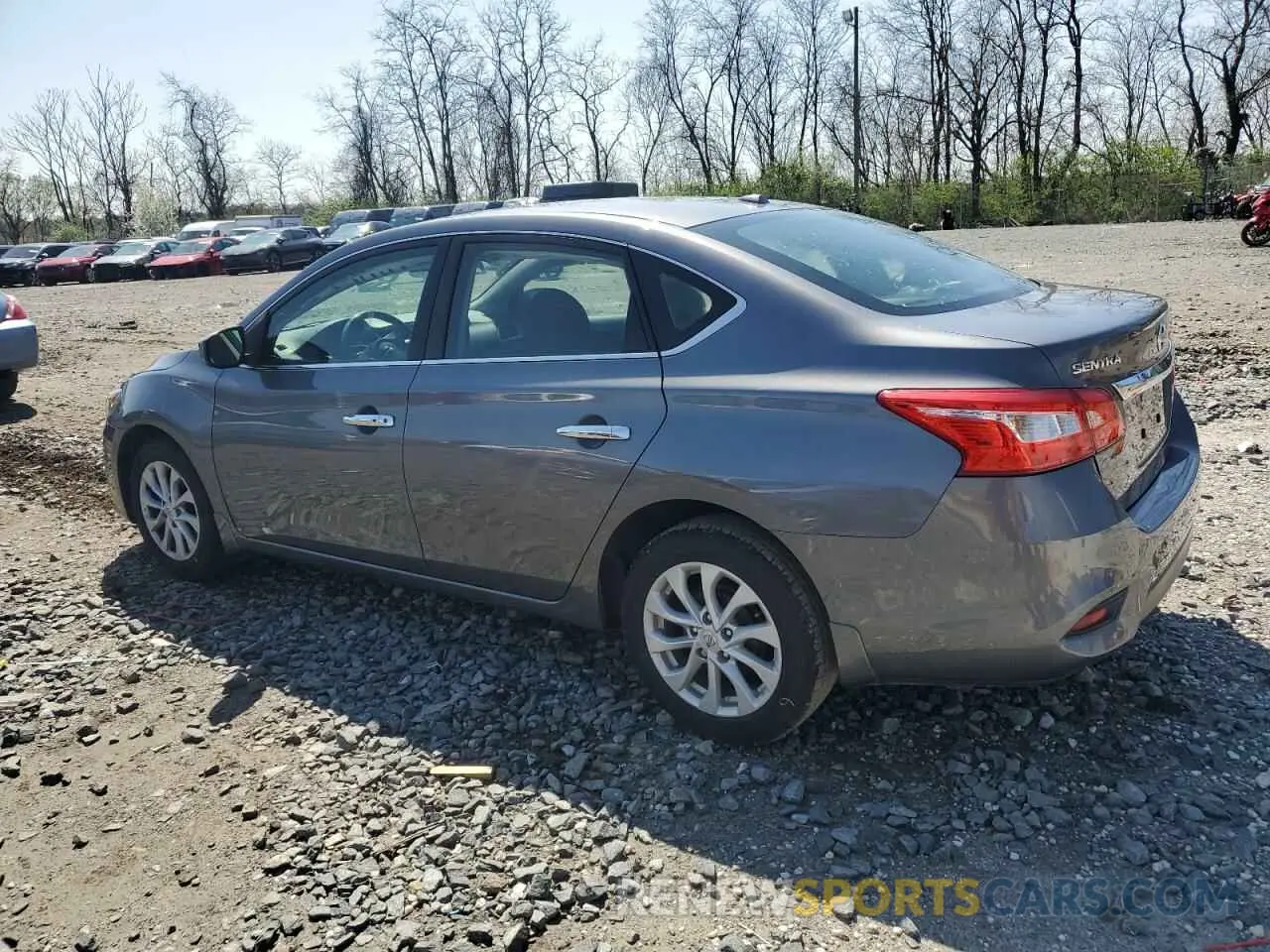 2 Photograph of a damaged car 3N1AB7AP4KL605327 NISSAN SENTRA 2019