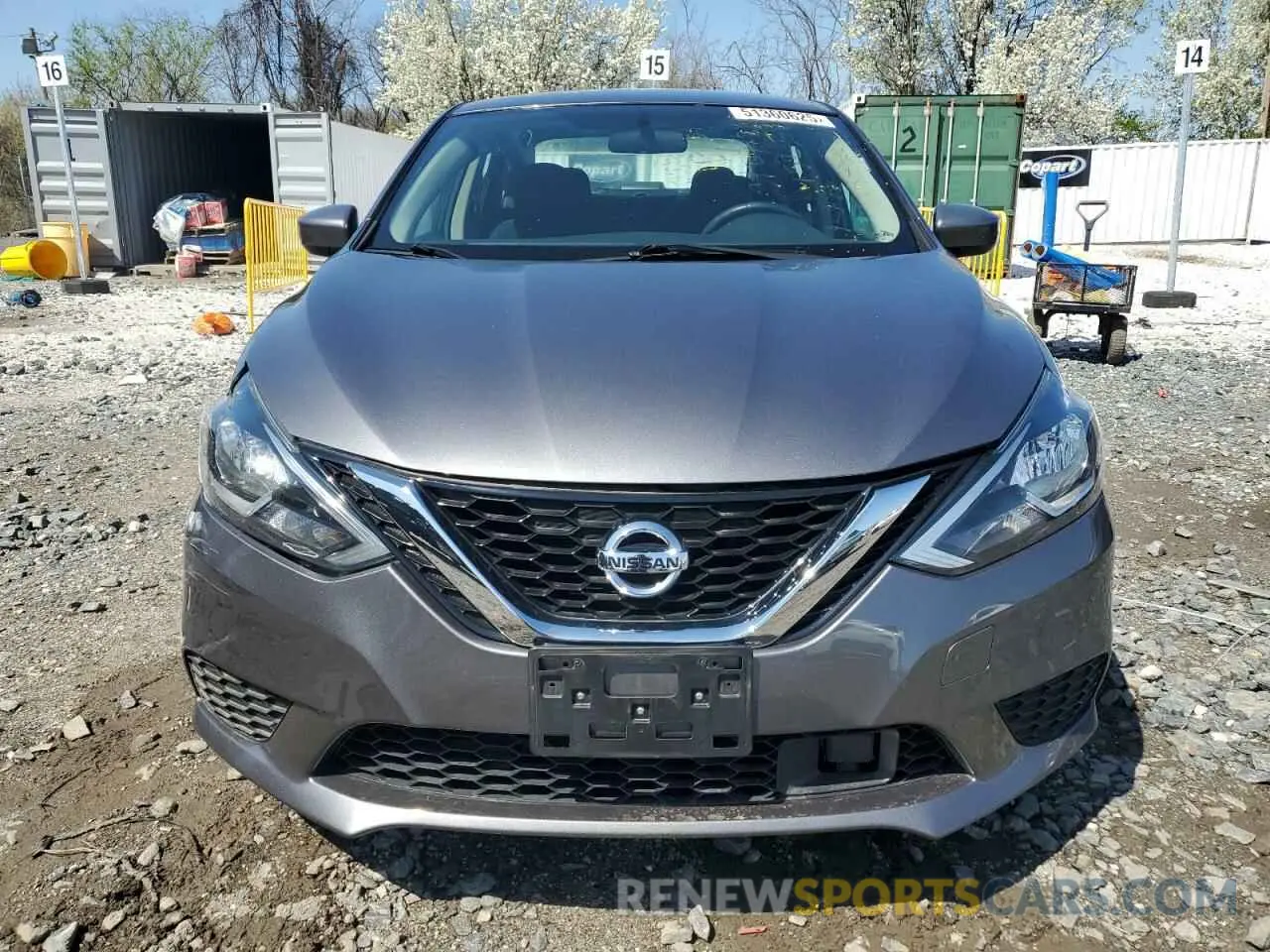 5 Photograph of a damaged car 3N1AB7AP4KL605327 NISSAN SENTRA 2019