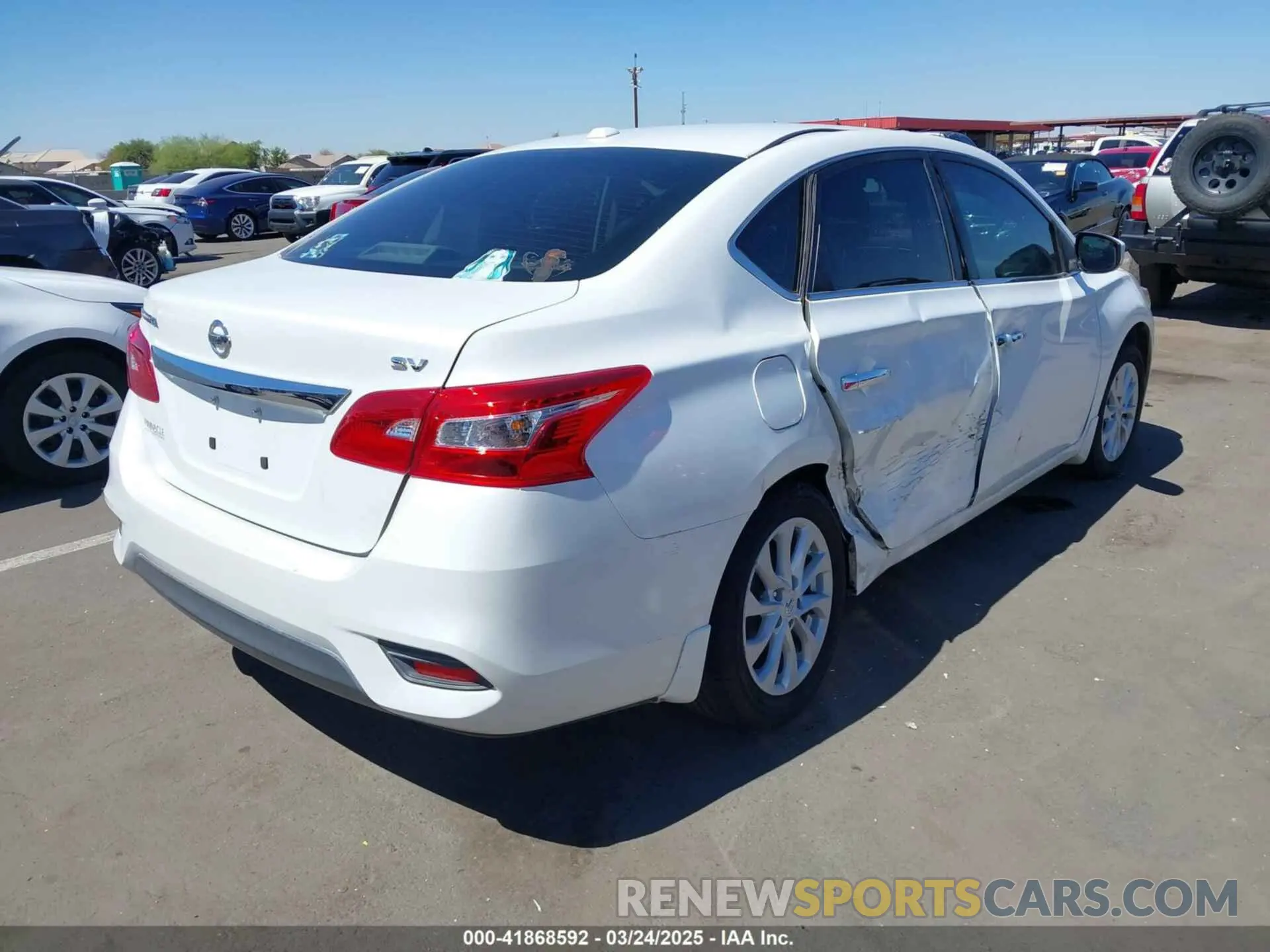 4 Photograph of a damaged car 3N1AB7AP4KL607725 NISSAN SENTRA 2019
