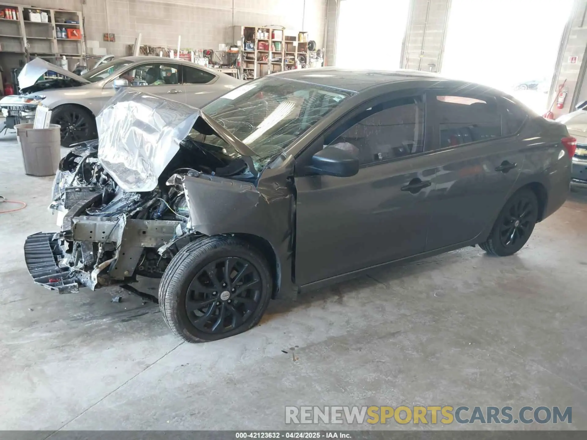 2 Photograph of a damaged car 3N1AB7AP4KL625982 NISSAN SENTRA 2019