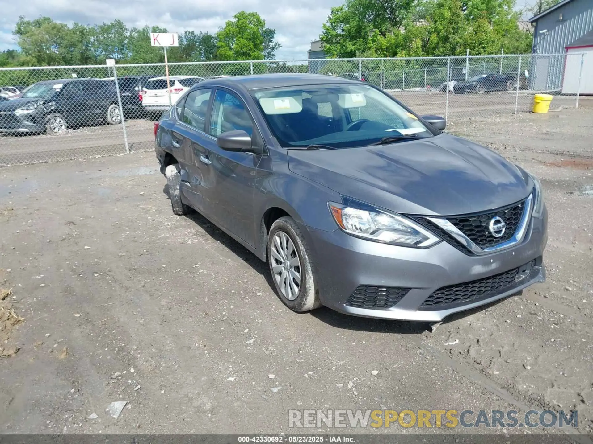 1 Photograph of a damaged car 3N1AB7AP4KY206808 NISSAN SENTRA 2019