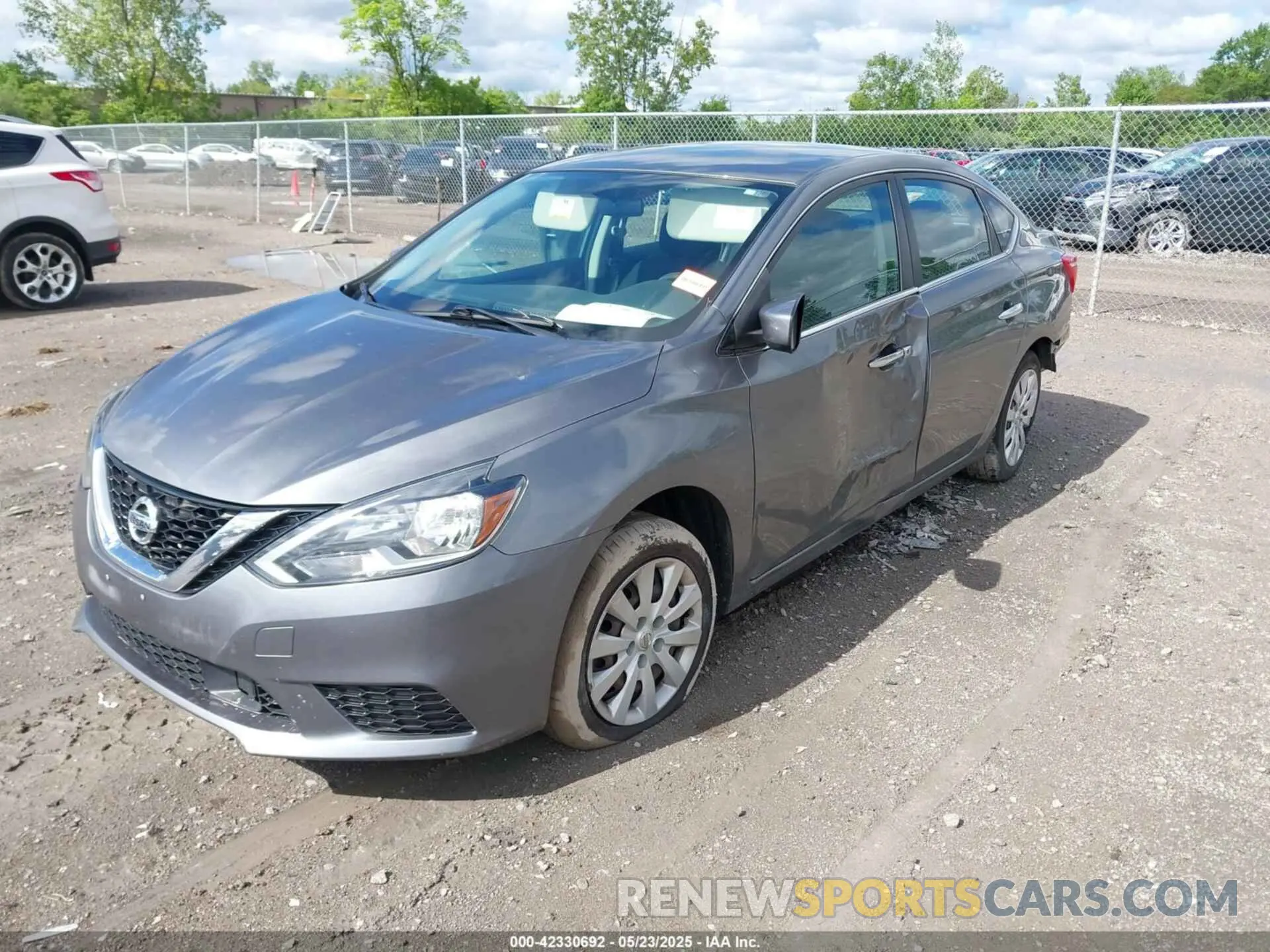 2 Photograph of a damaged car 3N1AB7AP4KY206808 NISSAN SENTRA 2019
