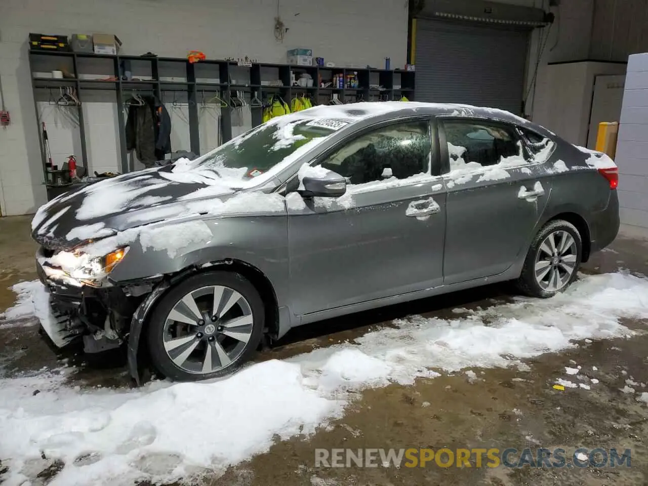 1 Photograph of a damaged car 3N1AB7AP4KY207800 NISSAN SENTRA 2019