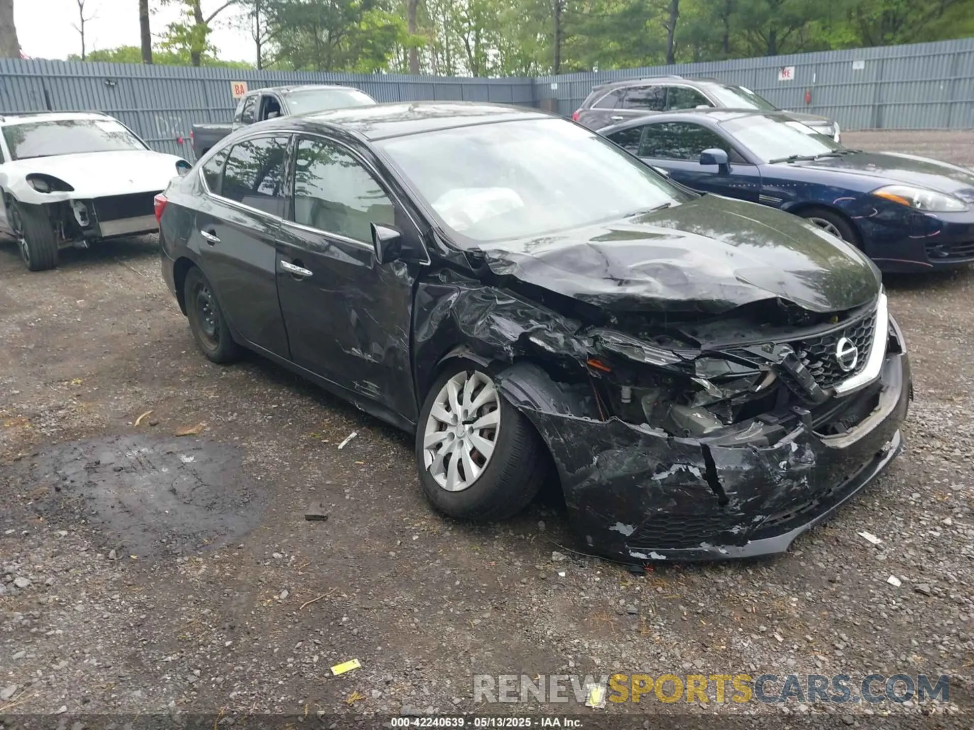 1 Photograph of a damaged car 3N1AB7AP4KY216156 NISSAN SENTRA 2019
