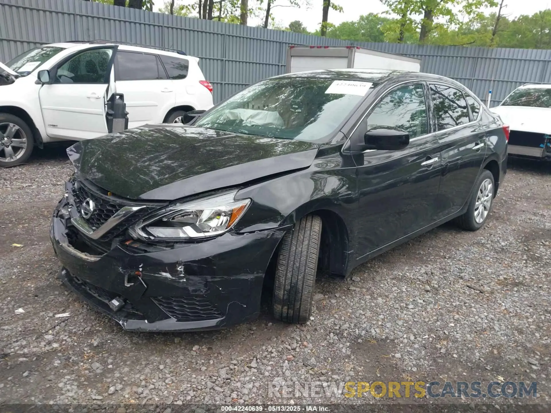 2 Photograph of a damaged car 3N1AB7AP4KY216156 NISSAN SENTRA 2019