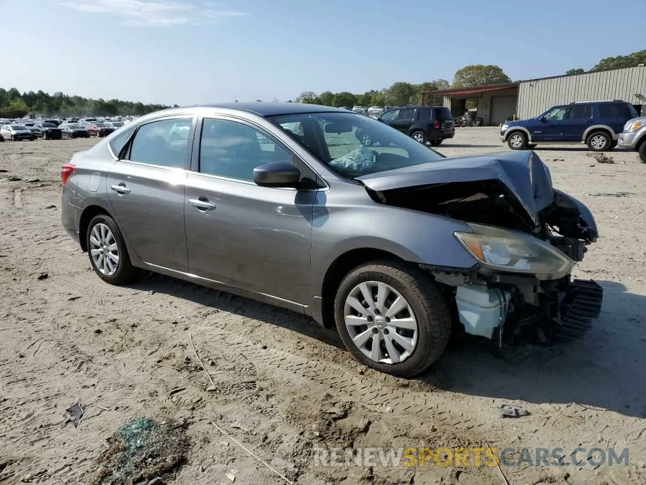 4 Photograph of a damaged car 3N1AB7AP4KY221034 NISSAN SENTRA 2019