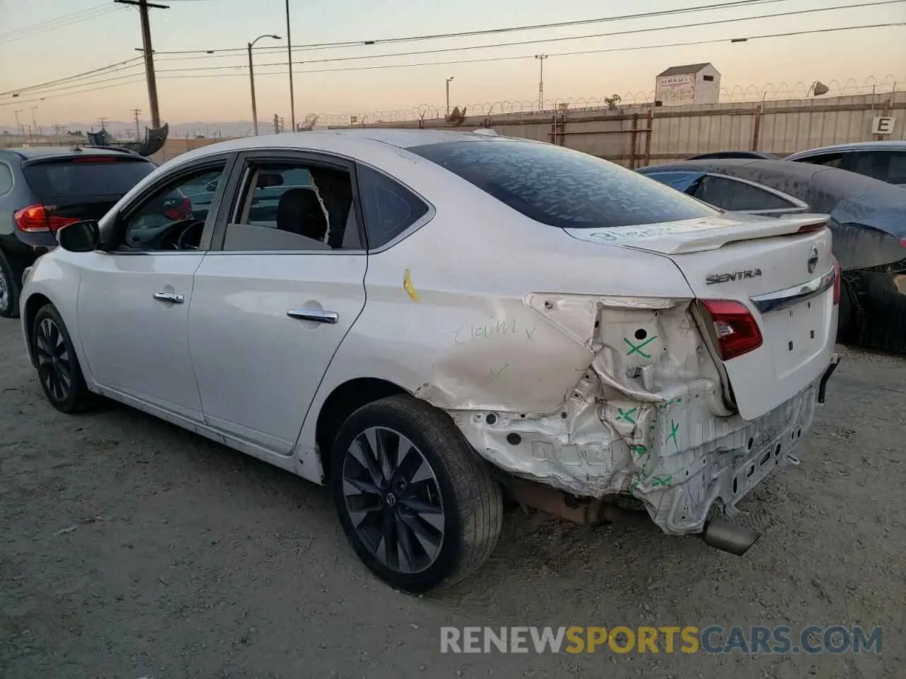 2 Photograph of a damaged car 3N1AB7AP4KY221356 NISSAN SENTRA 2019
