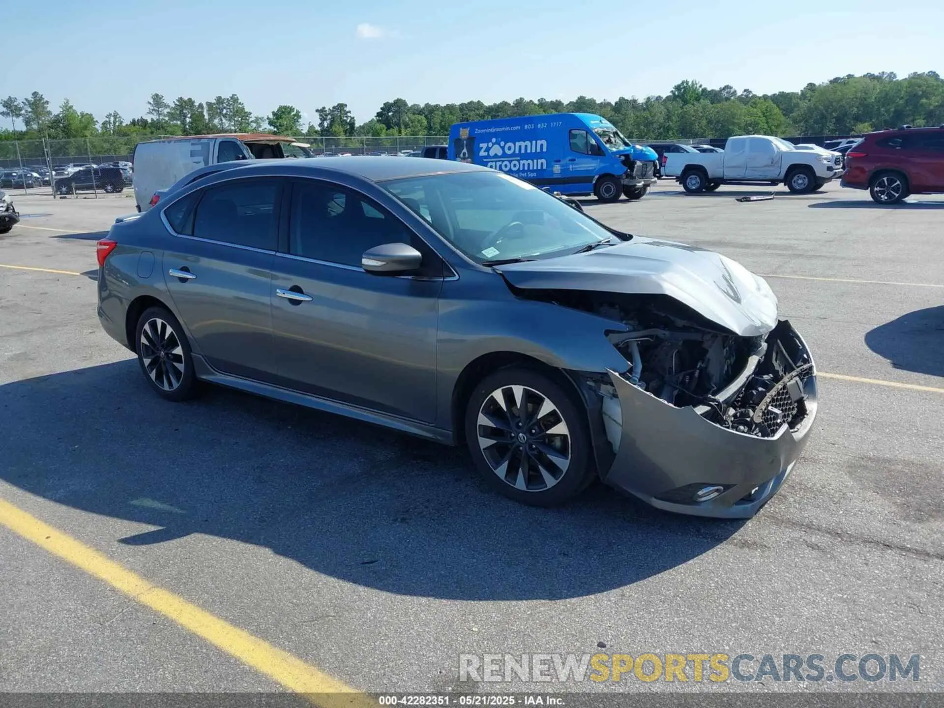 1 Photograph of a damaged car 3N1AB7AP4KY223236 NISSAN SENTRA 2019