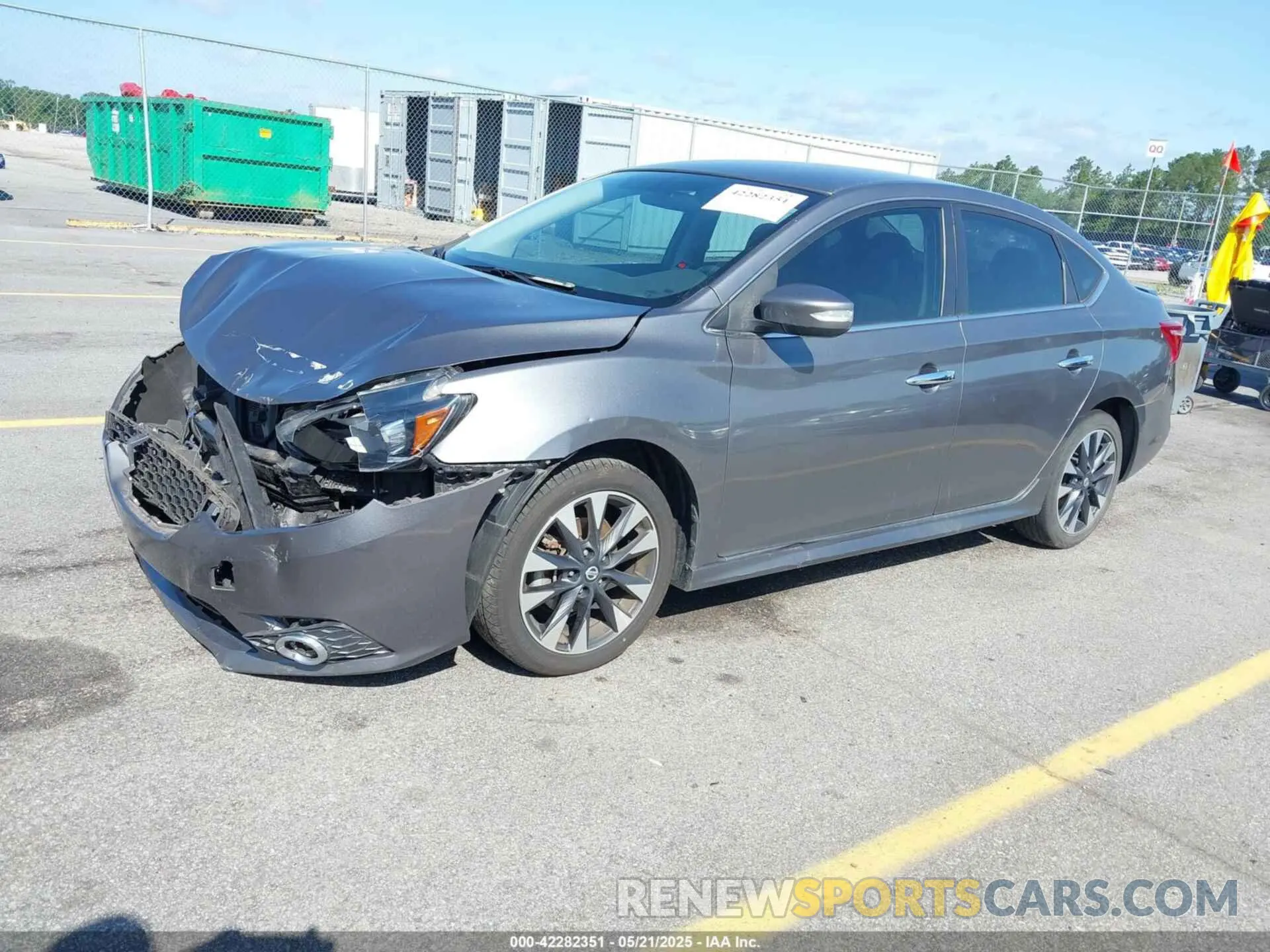 2 Photograph of a damaged car 3N1AB7AP4KY223236 NISSAN SENTRA 2019