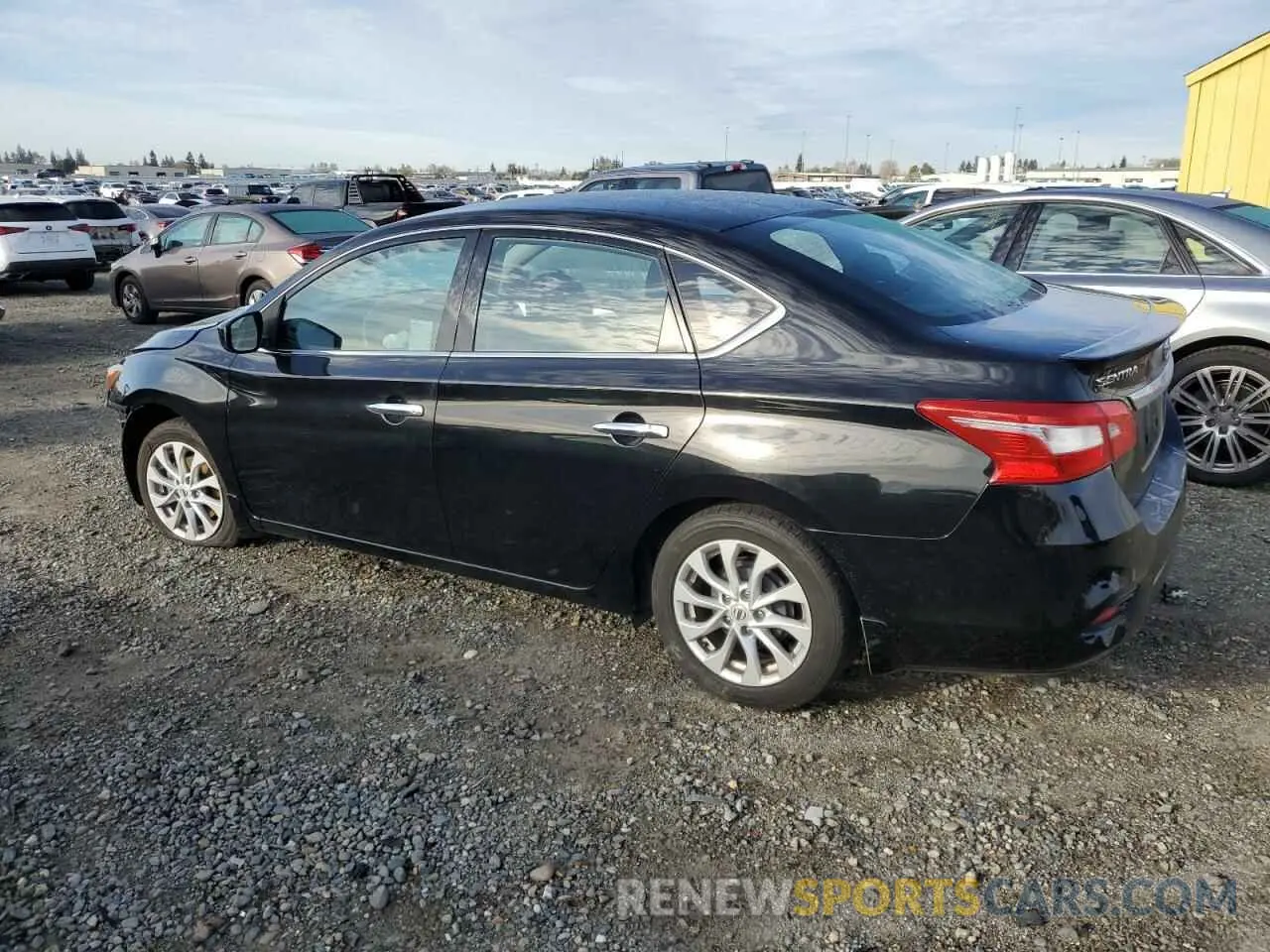 2 Photograph of a damaged car 3N1AB7AP4KY223589 NISSAN SENTRA 2019