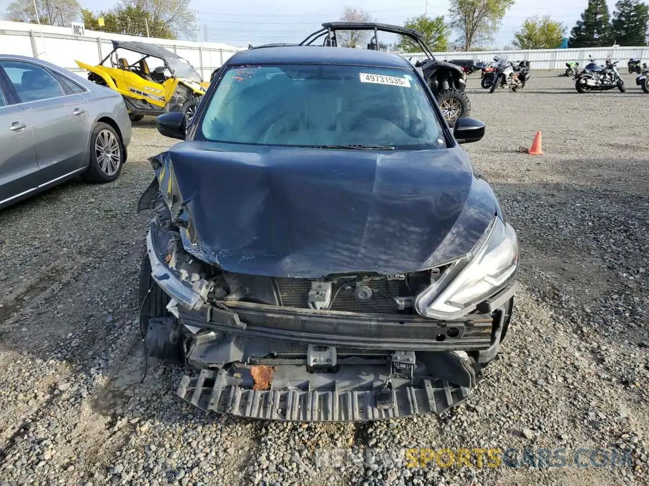 5 Photograph of a damaged car 3N1AB7AP4KY223589 NISSAN SENTRA 2019