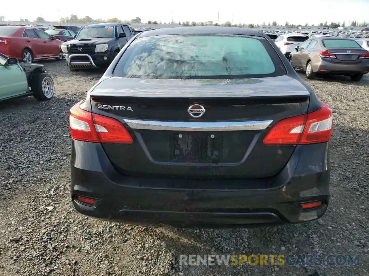 6 Photograph of a damaged car 3N1AB7AP4KY223589 NISSAN SENTRA 2019