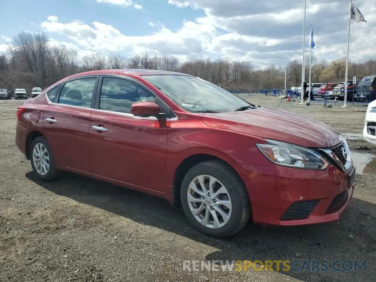 4 Photograph of a damaged car 3N1AB7AP4KY240196 NISSAN SENTRA 2019