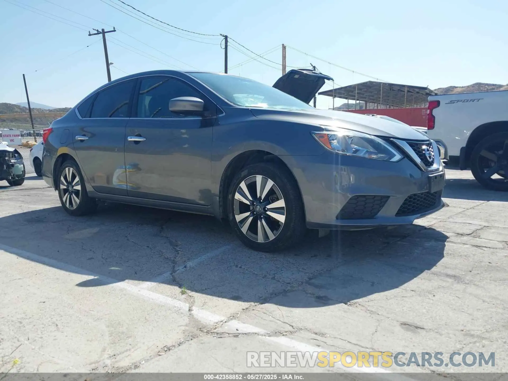 1 Photograph of a damaged car 3N1AB7AP4KY241008 NISSAN SENTRA 2019