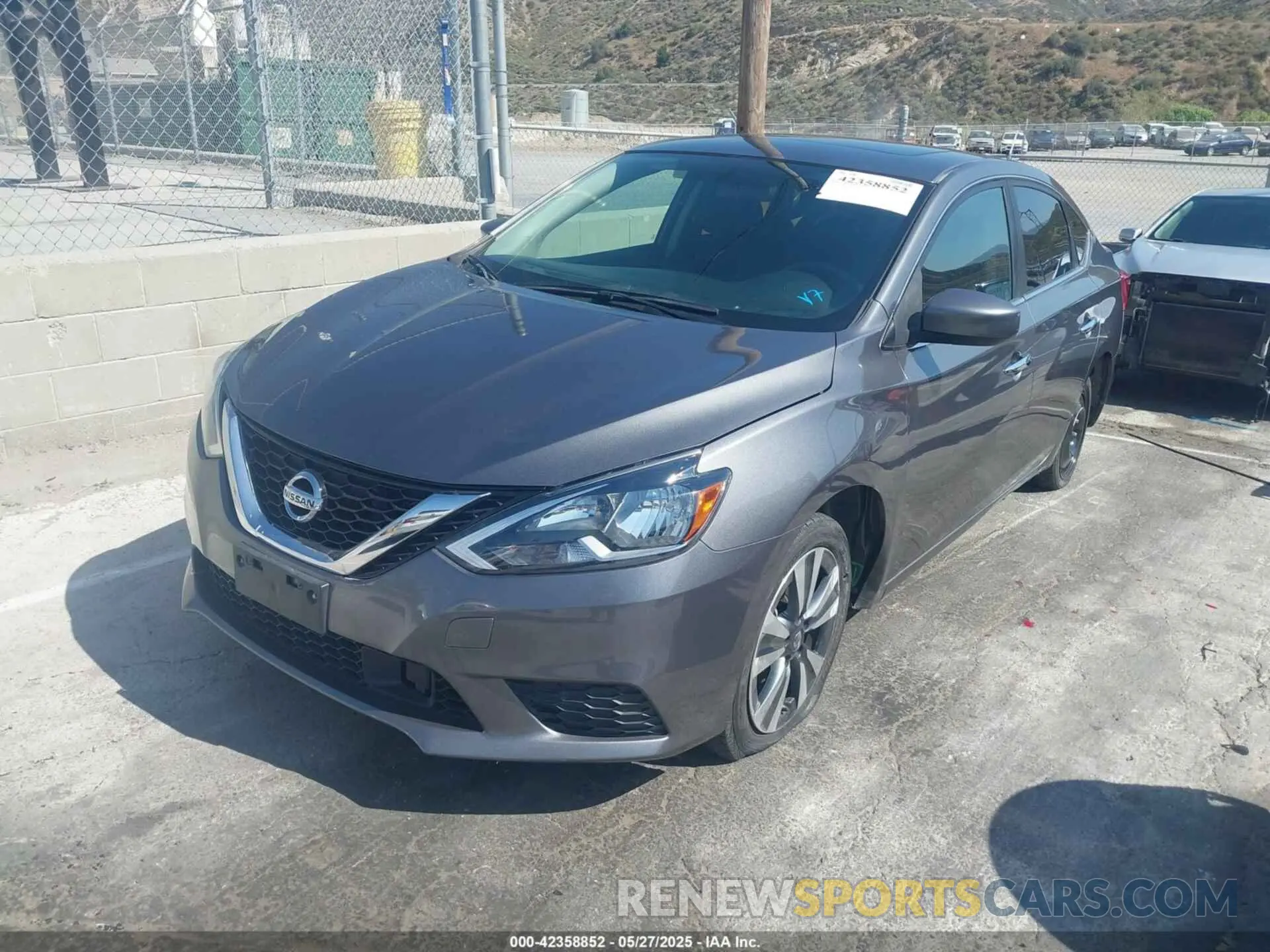 2 Photograph of a damaged car 3N1AB7AP4KY241008 NISSAN SENTRA 2019