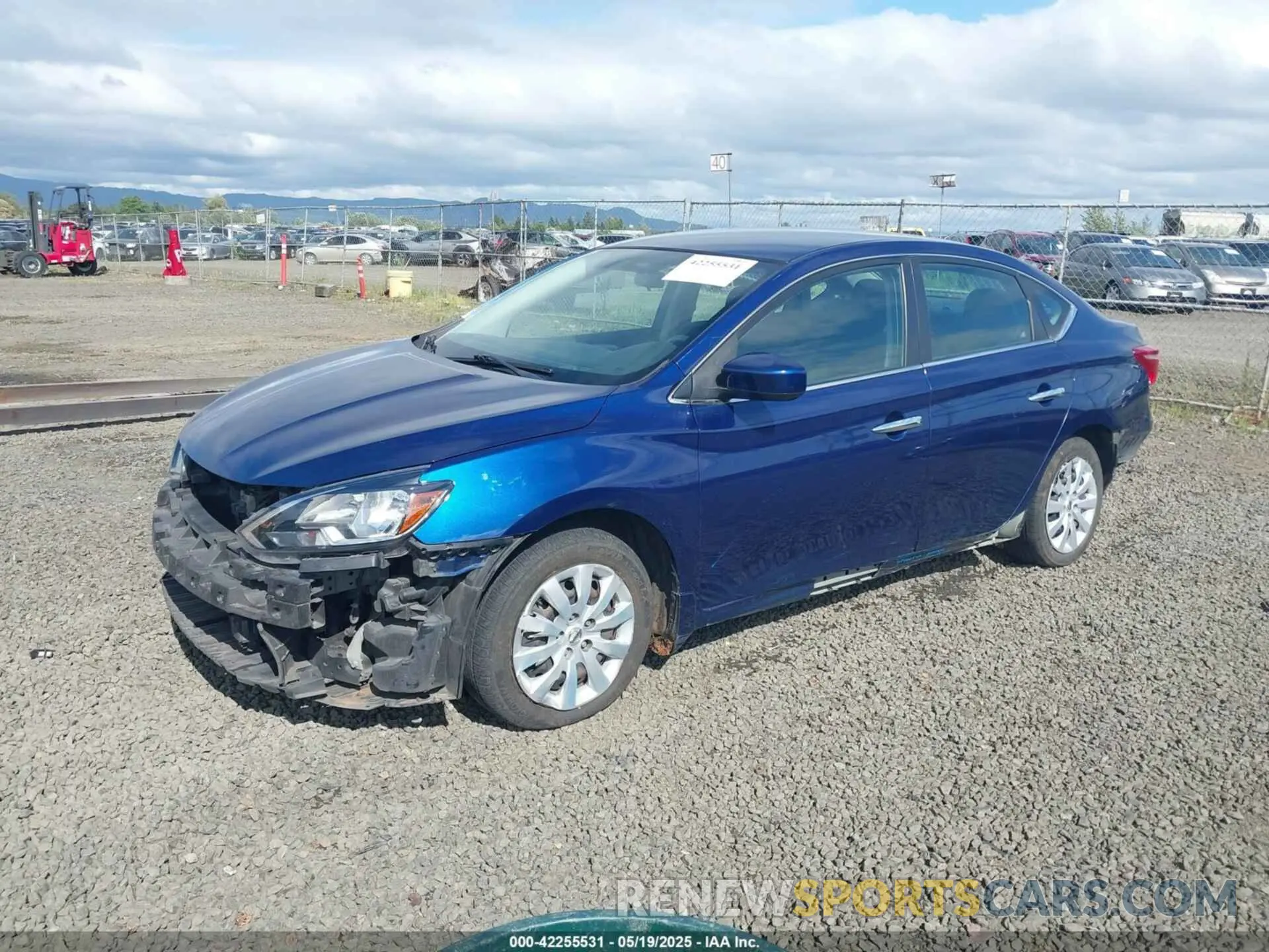 2 Photograph of a damaged car 3N1AB7AP4KY252400 NISSAN SENTRA 2019