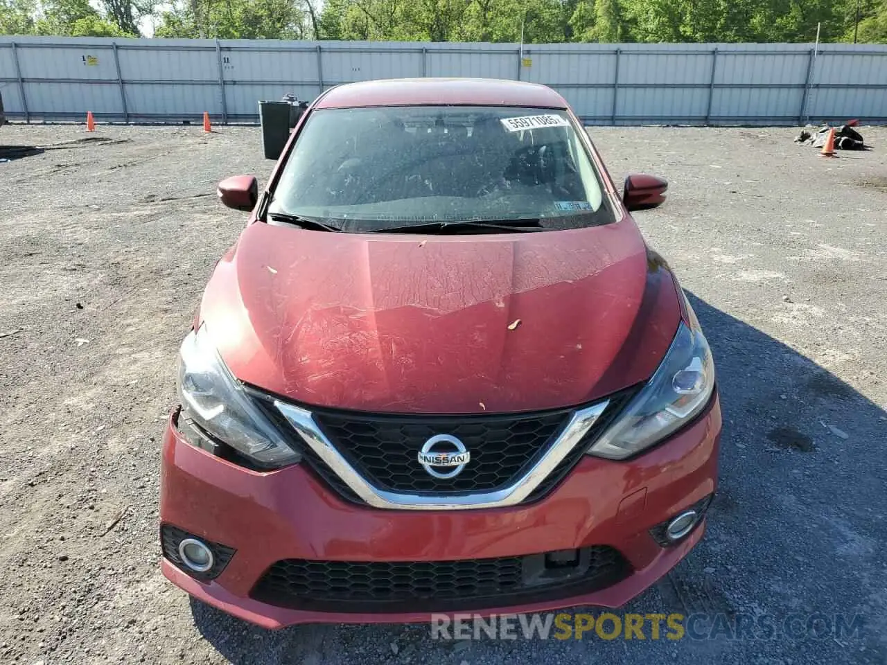 5 Photograph of a damaged car 3N1AB7AP4KY253952 NISSAN SENTRA 2019