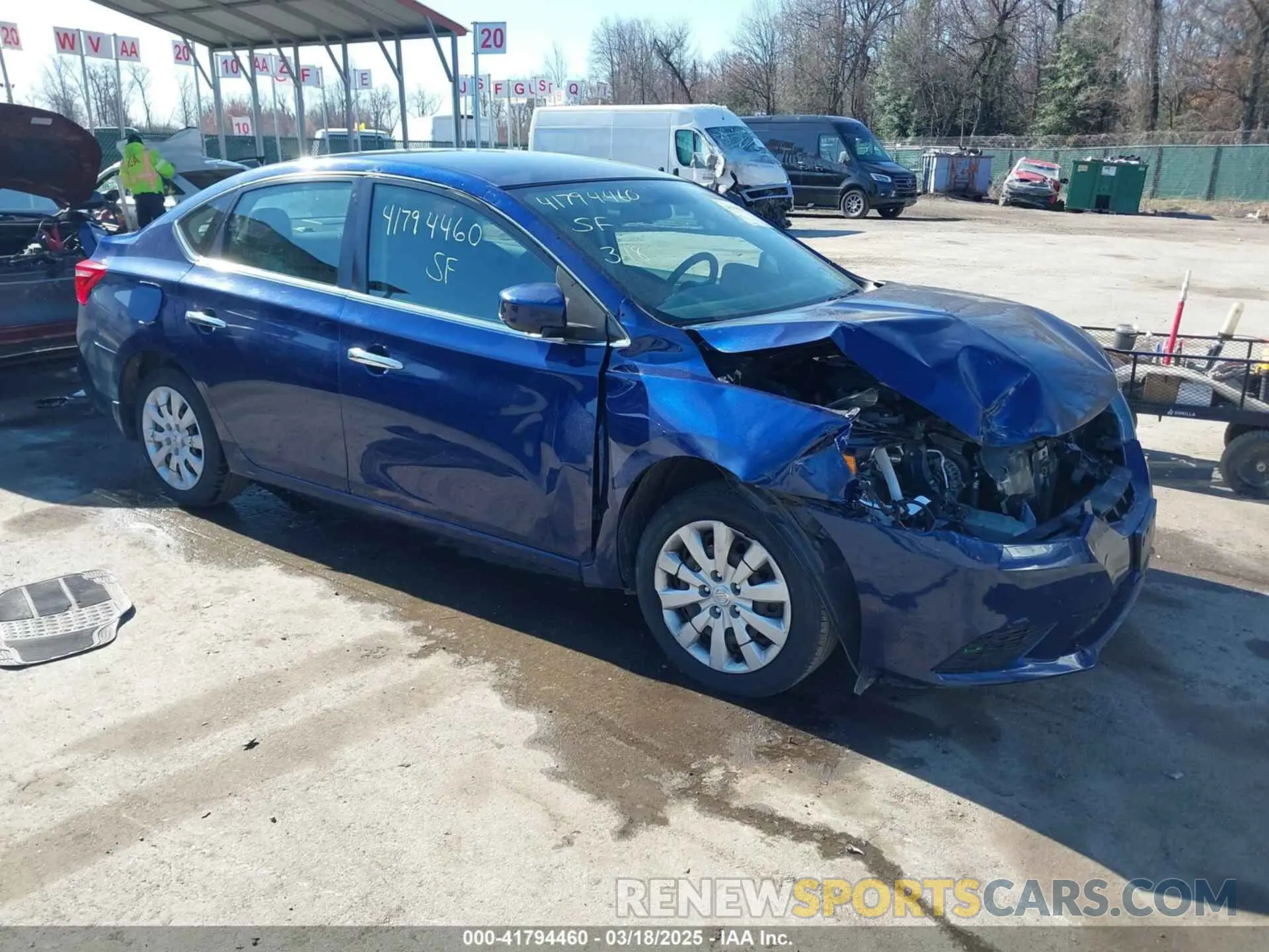 1 Photograph of a damaged car 3N1AB7AP4KY254129 NISSAN SENTRA 2019