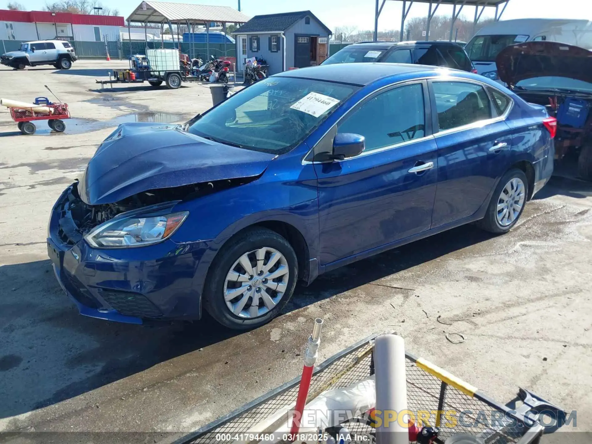 2 Photograph of a damaged car 3N1AB7AP4KY254129 NISSAN SENTRA 2019