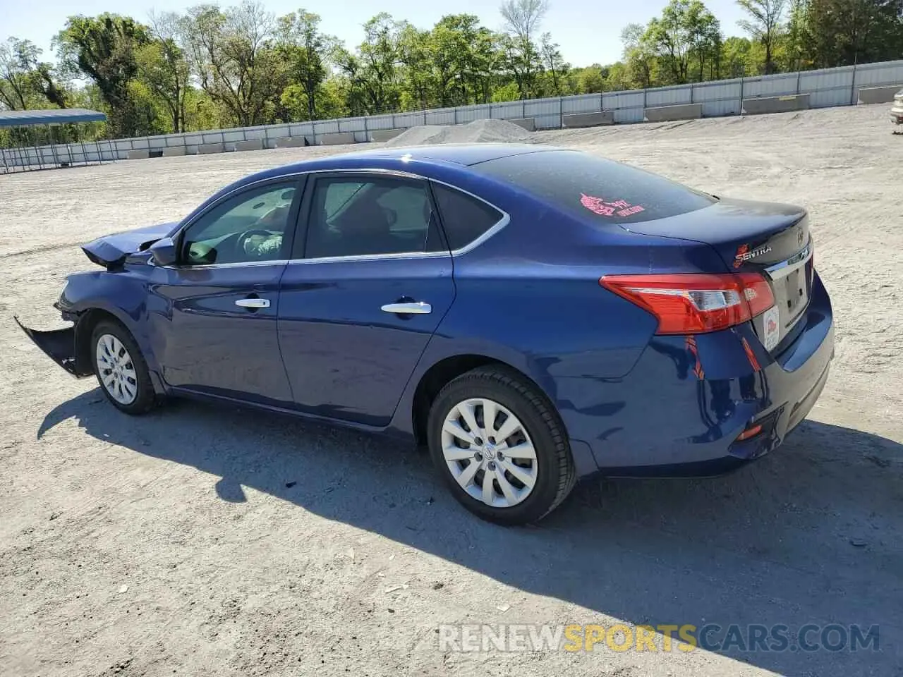 2 Photograph of a damaged car 3N1AB7AP4KY258780 NISSAN SENTRA 2019
