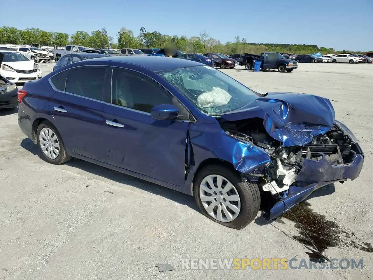 4 Photograph of a damaged car 3N1AB7AP4KY258780 NISSAN SENTRA 2019
