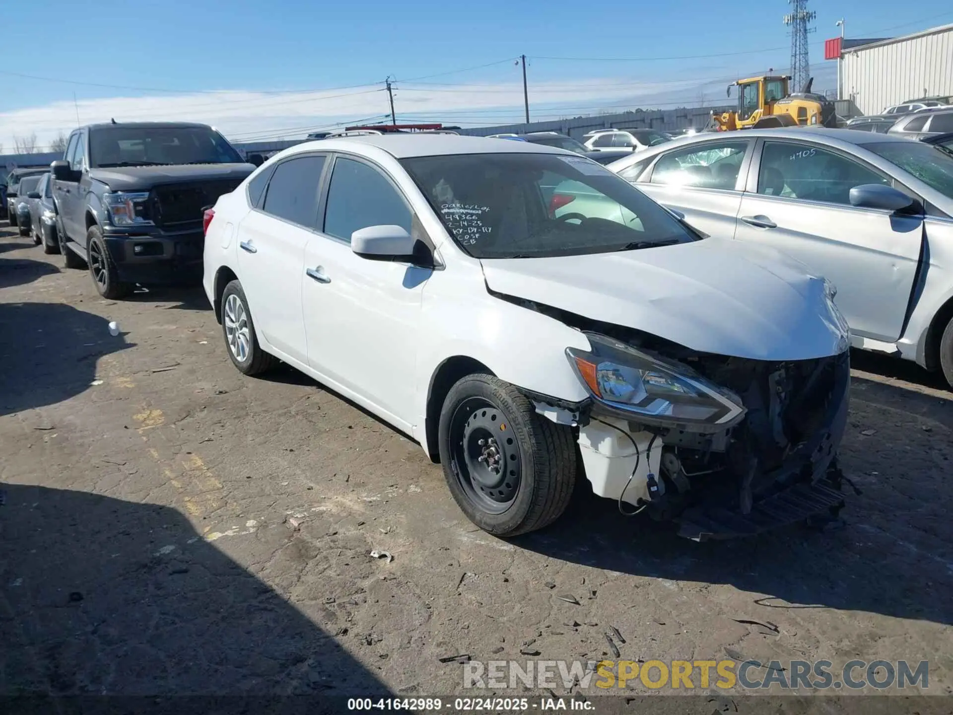 1 Photograph of a damaged car 3N1AB7AP4KY265082 NISSAN SENTRA 2019