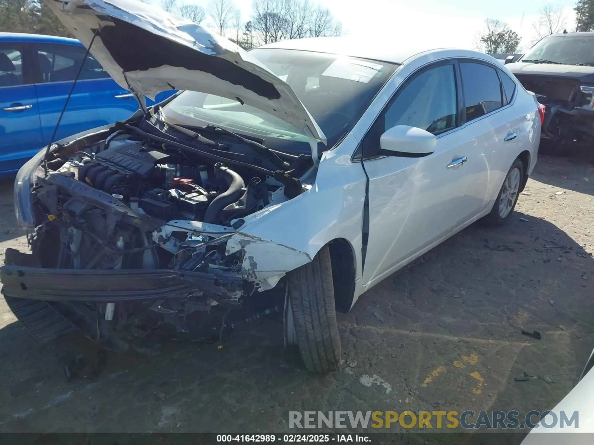 2 Photograph of a damaged car 3N1AB7AP4KY265082 NISSAN SENTRA 2019