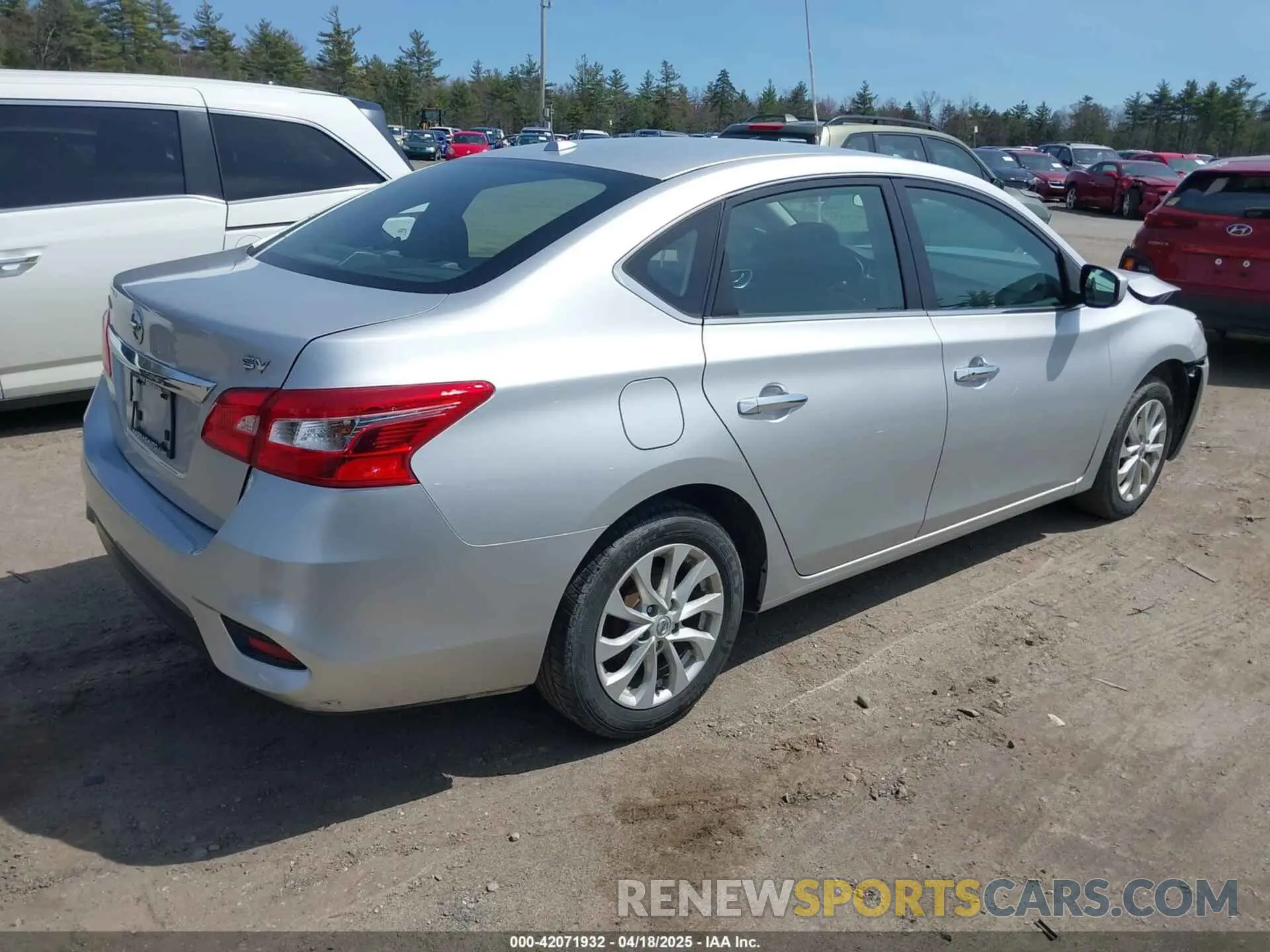 4 Photograph of a damaged car 3N1AB7AP4KY266328 NISSAN SENTRA 2019