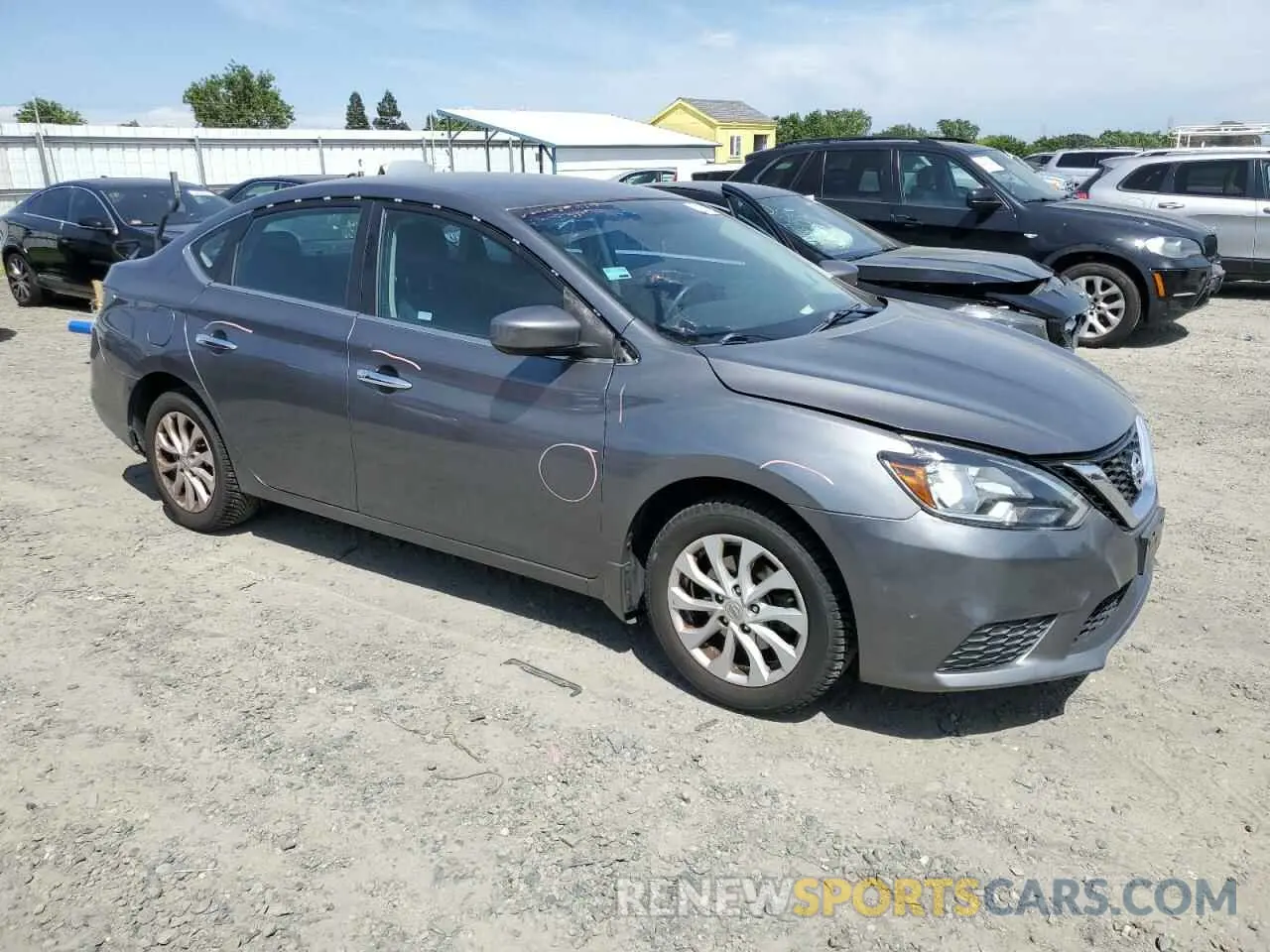 4 Photograph of a damaged car 3N1AB7AP4KY269326 NISSAN SENTRA 2019