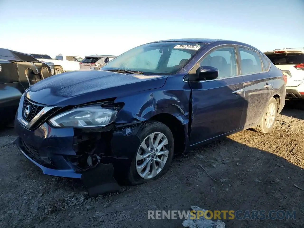 1 Photograph of a damaged car 3N1AB7AP4KY269360 NISSAN SENTRA 2019