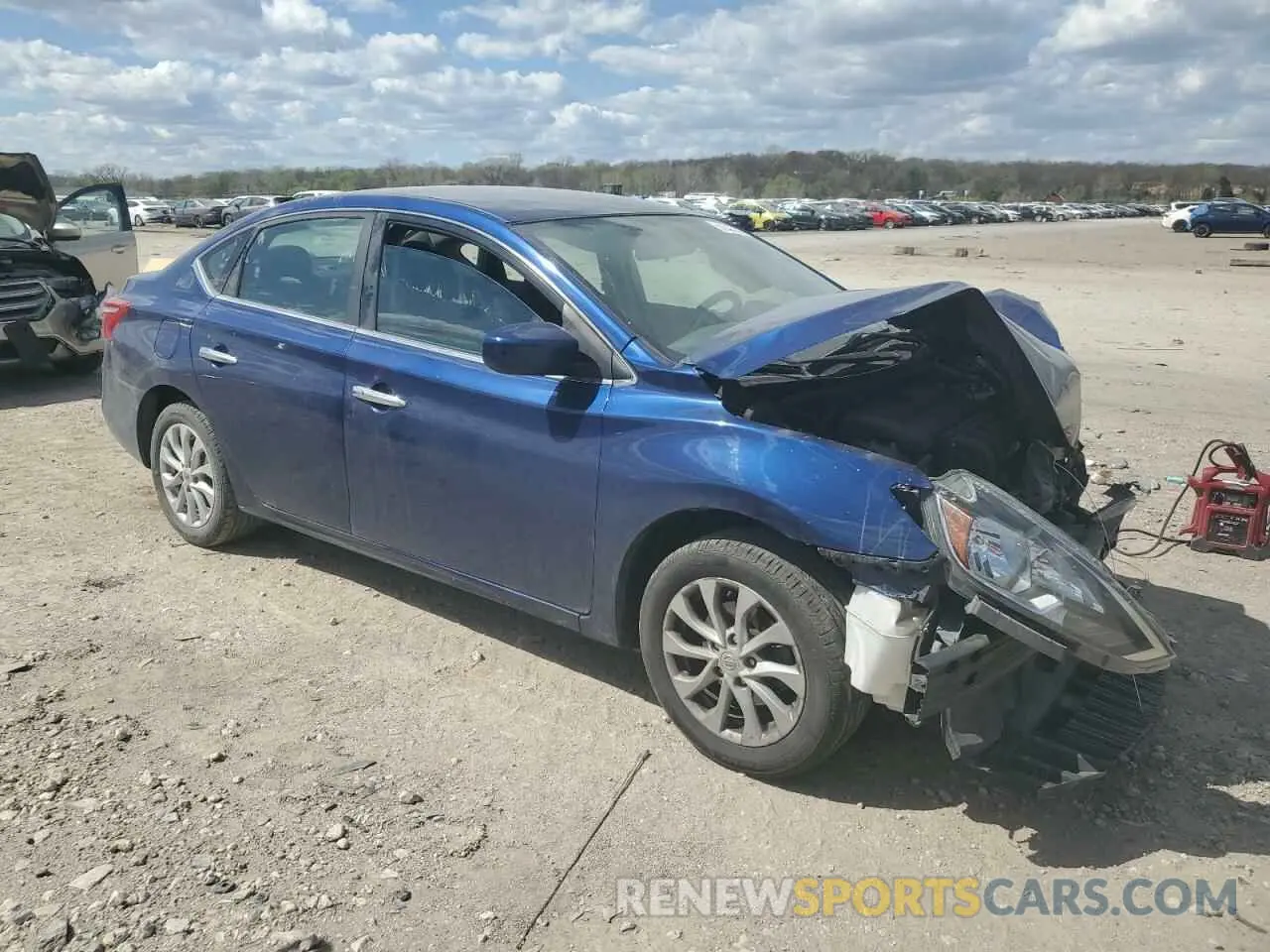 4 Photograph of a damaged car 3N1AB7AP4KY280505 NISSAN SENTRA 2019