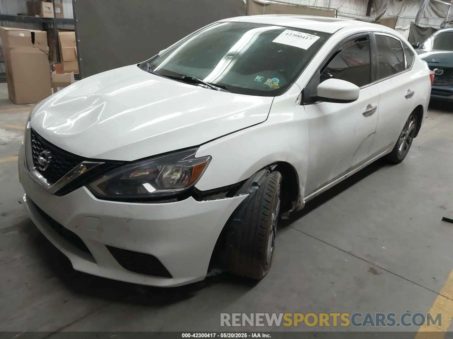 2 Photograph of a damaged car 3N1AB7AP4KY285686 NISSAN SENTRA 2019