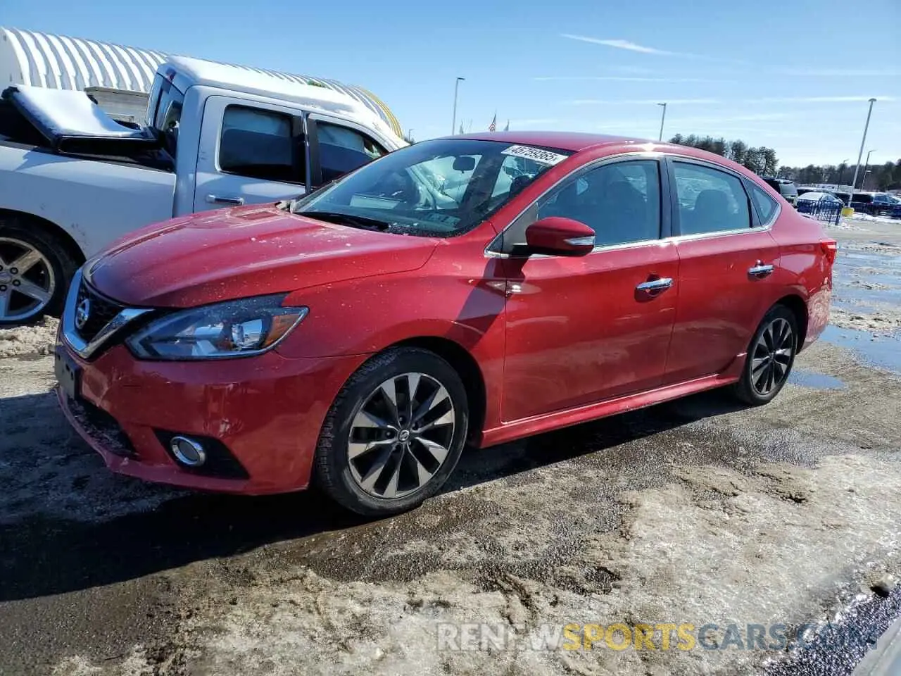 1 Photograph of a damaged car 3N1AB7AP4KY286966 NISSAN SENTRA 2019