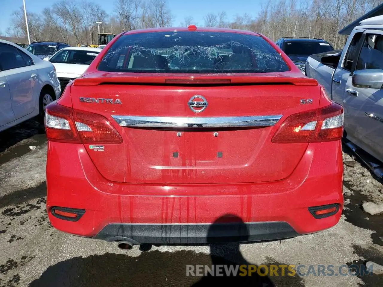 6 Photograph of a damaged car 3N1AB7AP4KY286966 NISSAN SENTRA 2019