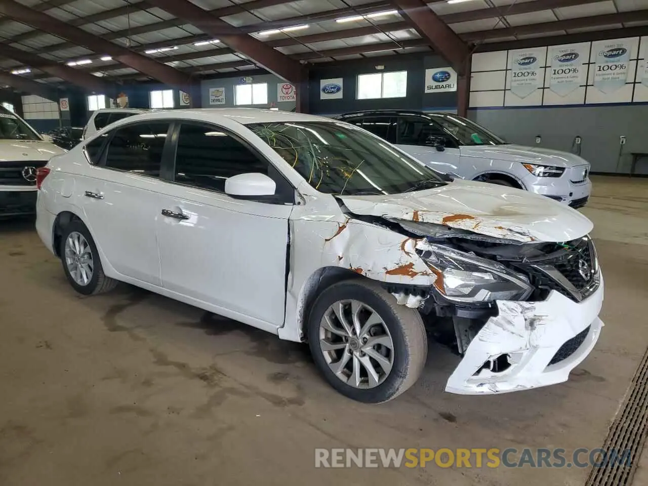 4 Photograph of a damaged car 3N1AB7AP4KY288183 NISSAN SENTRA 2019