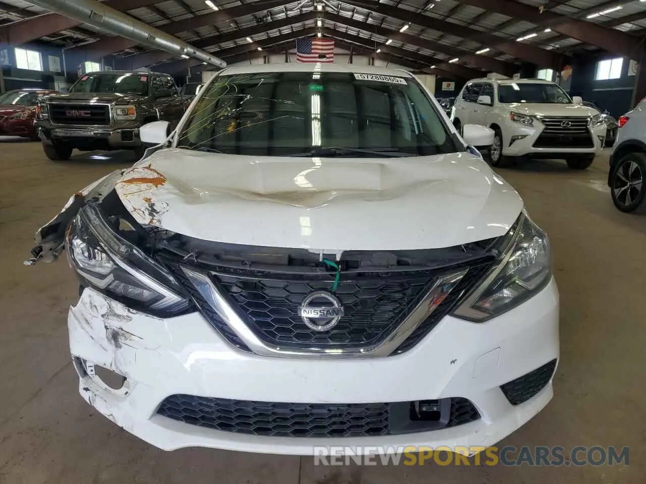 5 Photograph of a damaged car 3N1AB7AP4KY288183 NISSAN SENTRA 2019