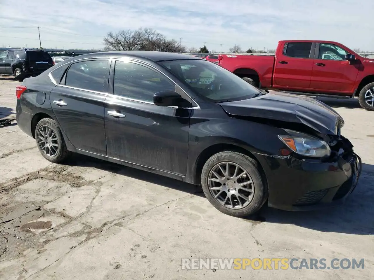 4 Photograph of a damaged car 3N1AB7AP4KY288670 NISSAN SENTRA 2019