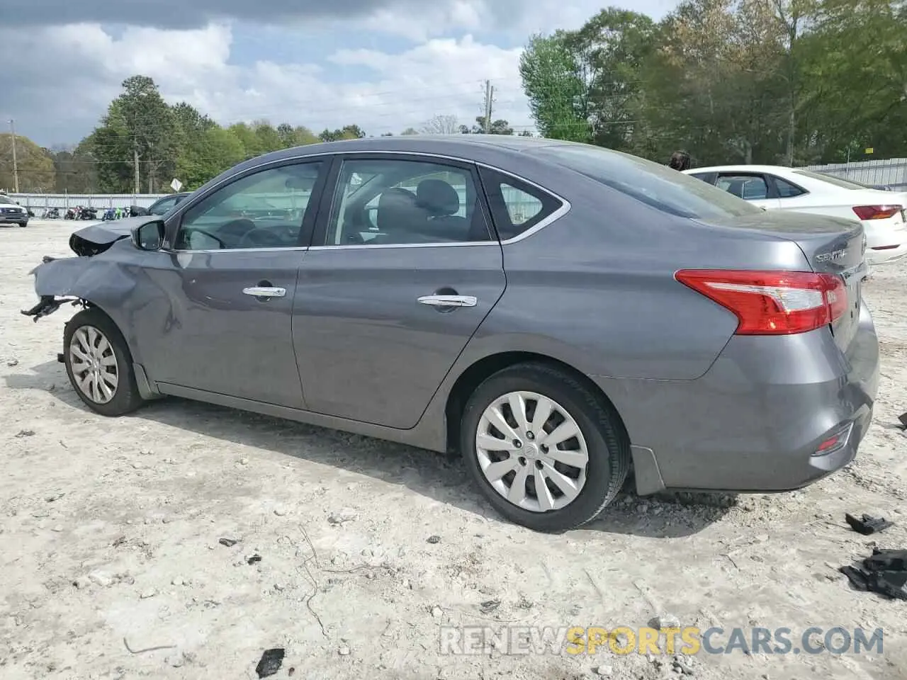 2 Photograph of a damaged car 3N1AB7AP4KY291794 NISSAN SENTRA 2019